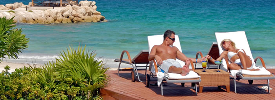 Couple Relaxing at the beach